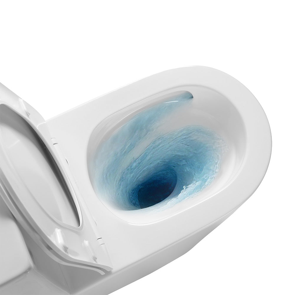 TradeZero All-In-One Full Kit Toilet Suite in Gloss White