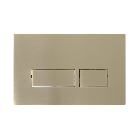 Niche Square Pneumatic Push Plate in Brushed Nickel